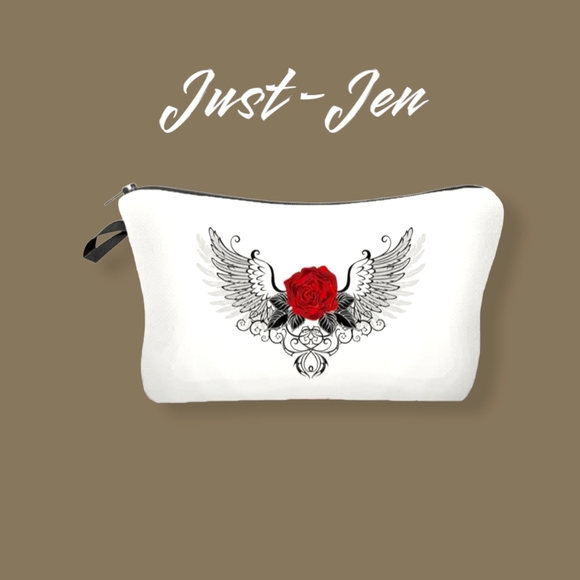 Red Rose Angel Cosmetics Bag - Picture 3 of 13